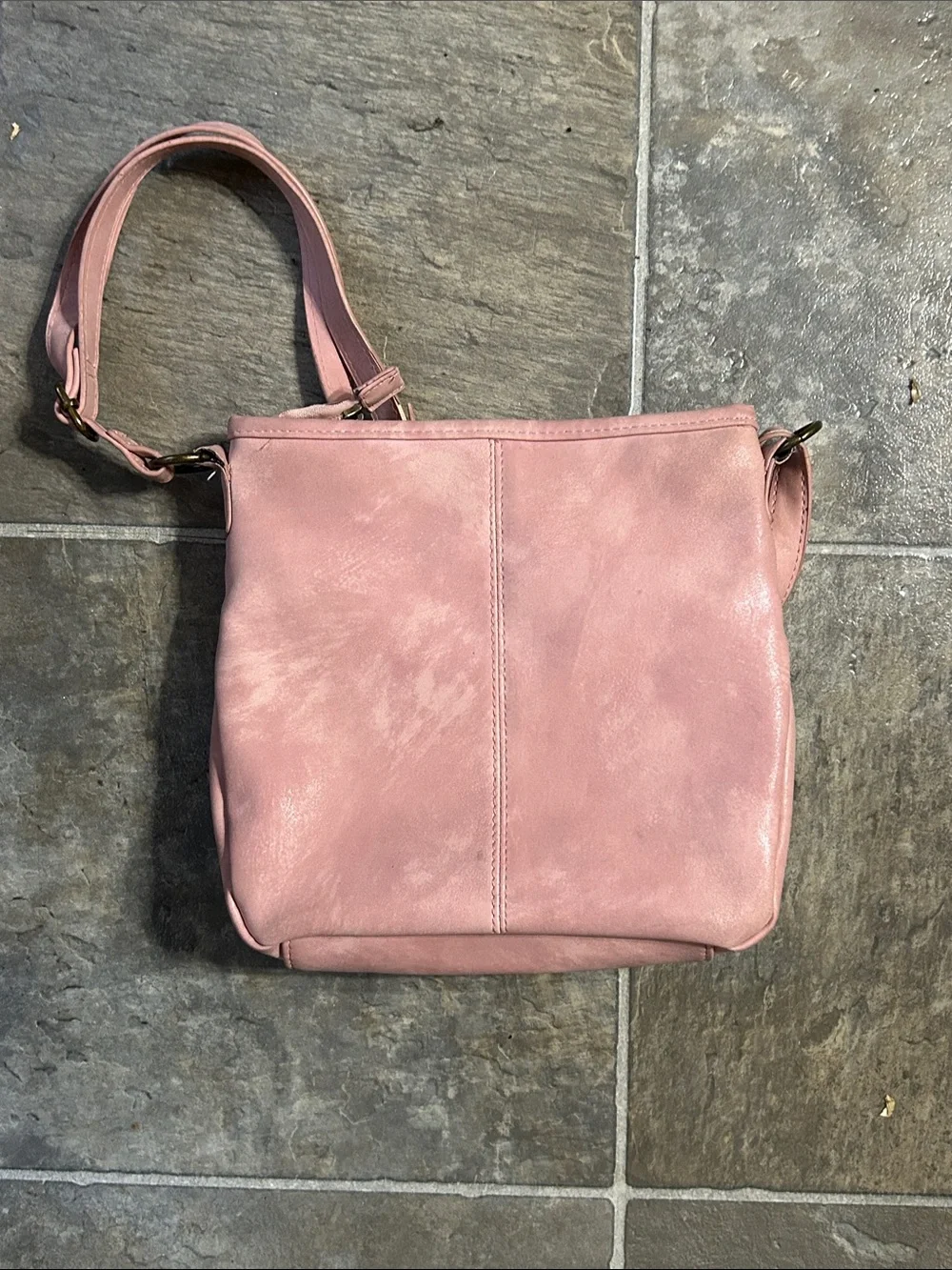 Wildflower Pink Crossbody Shoulder Bag - Women's Everyday Purse - Picture 2 of 4